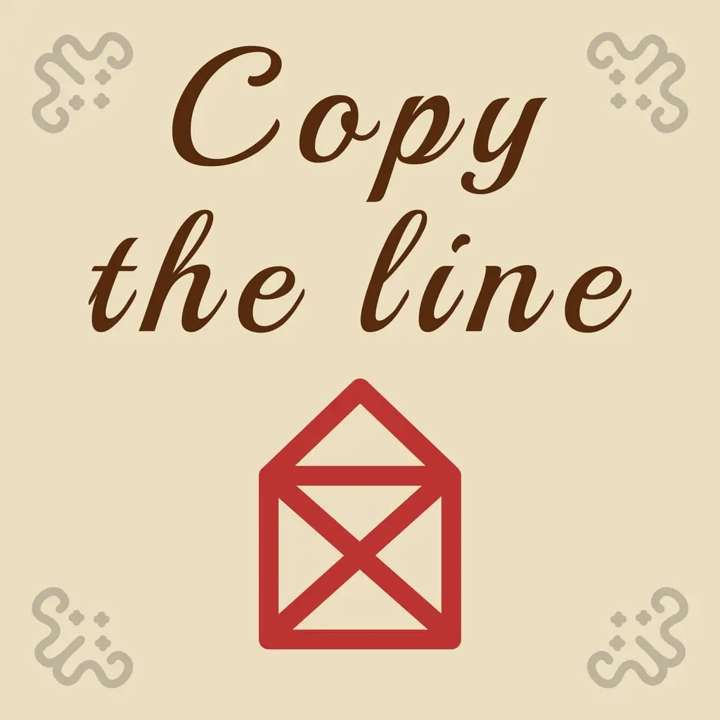 Copy The Line